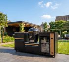 Buitenkeuken koelkast en kamado