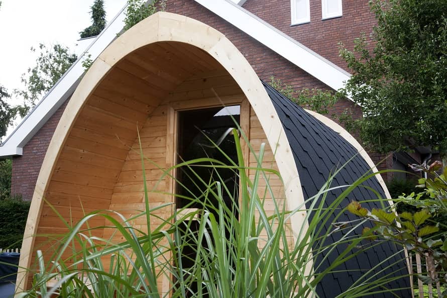 Pod Sauna buiten sauna